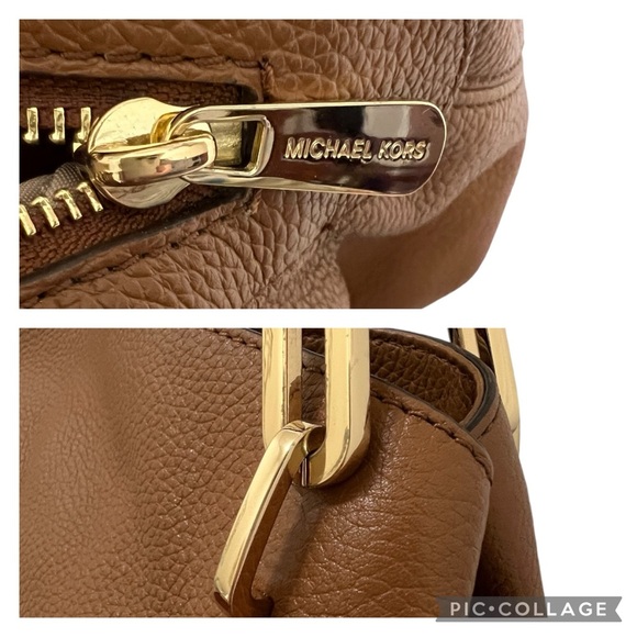 MICHAEL KORS Leighton Large Shoulder Tote brown - Picture 10 of 16